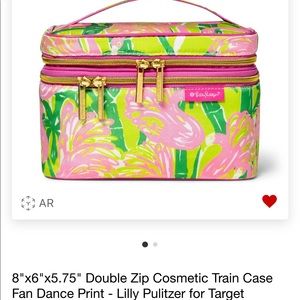Lilly Pulitzer cosmetic train case
